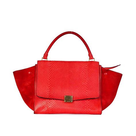 celine case bag python red|second hand python celine bags.